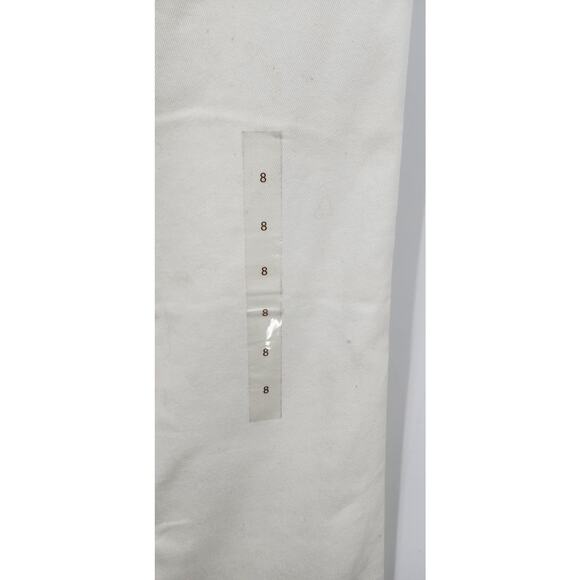 New NWT Michael Michael Kors Bootcut Greenwich Fit White Jeans‎ Size 8 - Picture 9 of 9